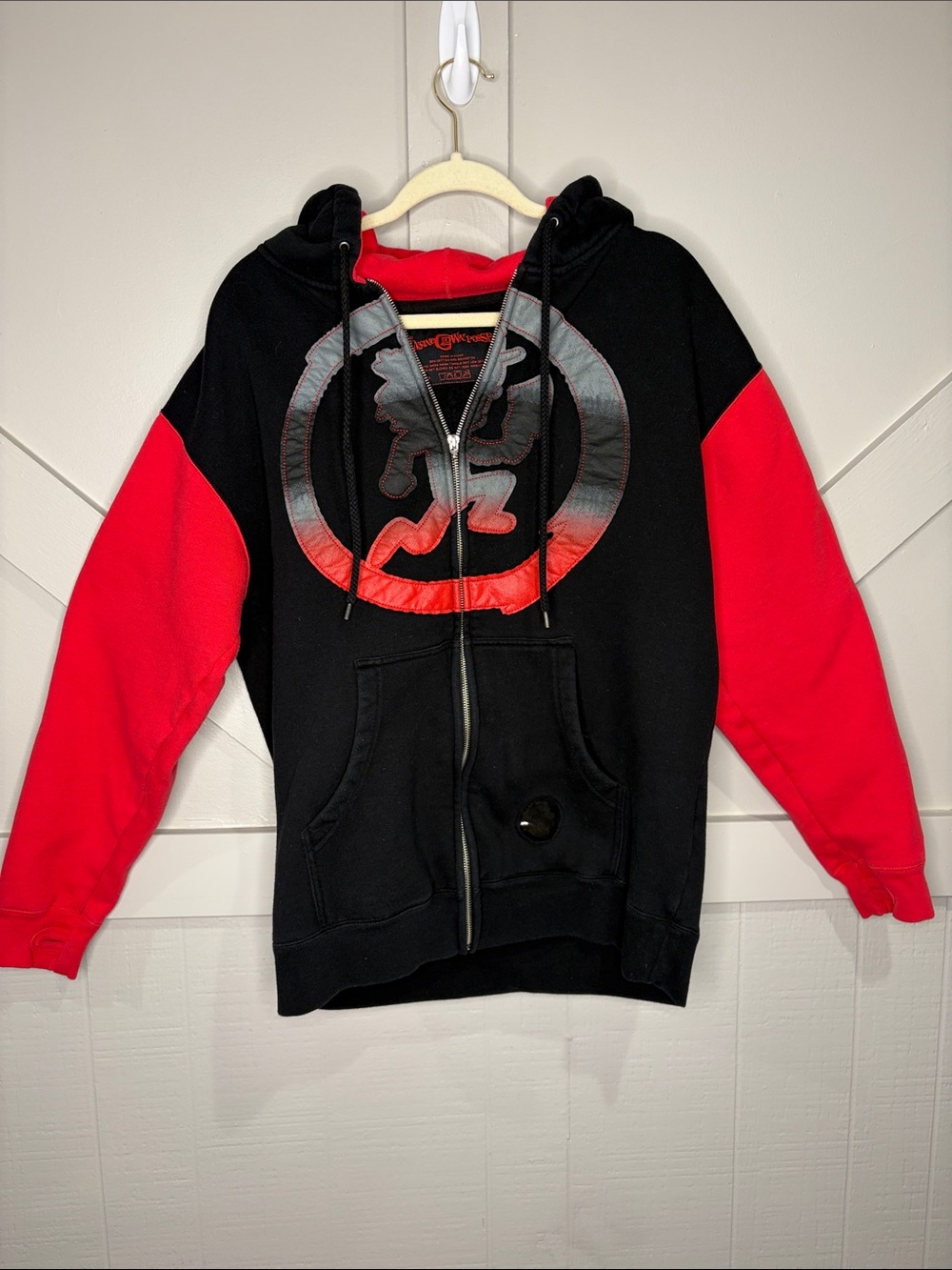 Vintage Insane Clown Posse Men L Zip Front Hoodie Sweatshirt Hatchetman Psycho